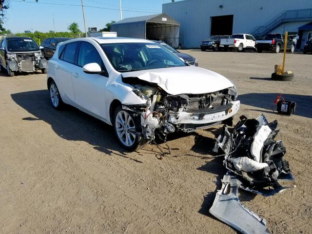 JM1BL1H55A1111449 - 2010 MAZDA 3 S WHITE photo 1