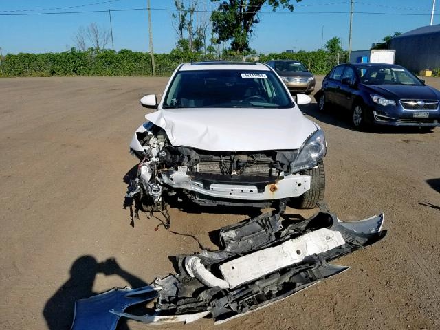 JM1BL1H55A1111449 - 2010 MAZDA 3 S WHITE photo 9