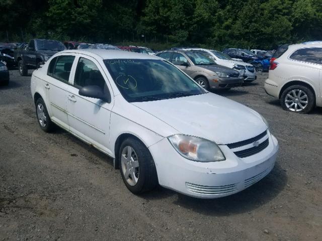 1G1AK52F257598158 - 2005 CHEVROLET COBALT WHITE photo 1