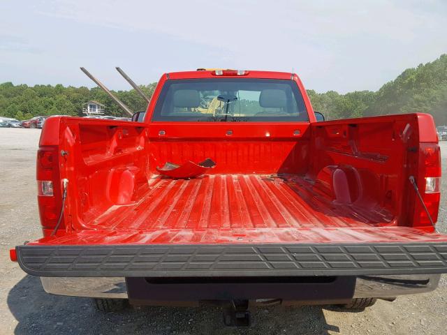 1GCEC14C78E133957 - 2008 CHEVROLET SILVERADO RED photo 6