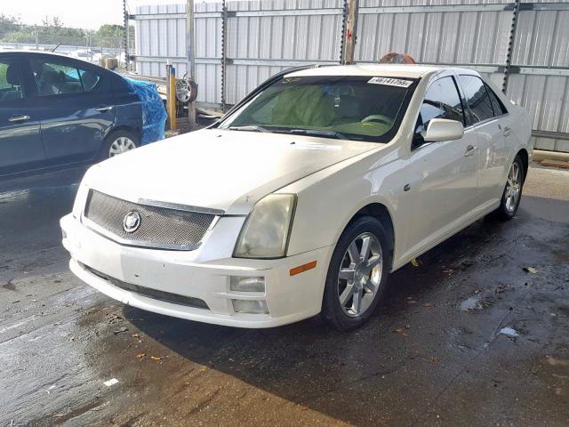 1G6DW677150234437 - 2005 CADILLAC STS WHITE photo 2