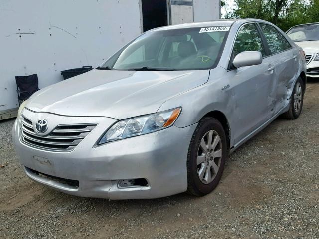 4T1BB46K09U064009 - 2009 TOYOTA CAMRY HYBR SILVER photo 2