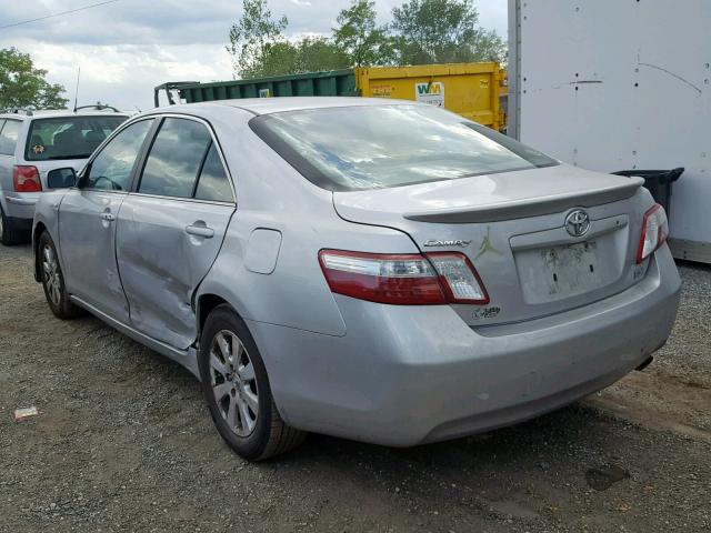 4T1BB46K09U064009 - 2009 TOYOTA CAMRY HYBR SILVER photo 3