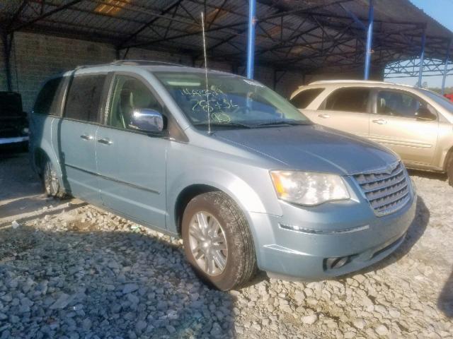 2A8HR64X98R728736 - 2008 CHRYSLER TOWN & COU TURQUOISE photo 1