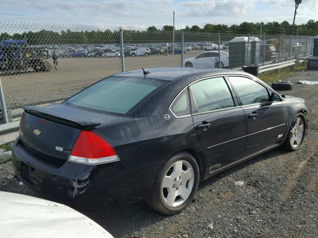 2G1WD58CX69371328 - 2006 CHEVROLET IMPALA SUP Қара фото 4