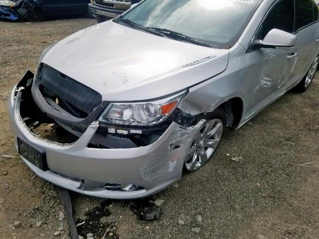 1G4GC5ED3BF234868 - 2011 BUICK LACROSSE C SILVER photo 9