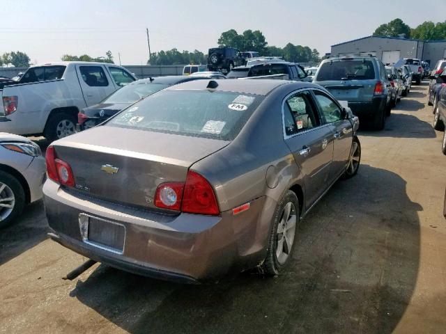 1G1ZC5E04CF150708 - 2012 CHEVROLET MALIBU 1LT BROWN photo 4