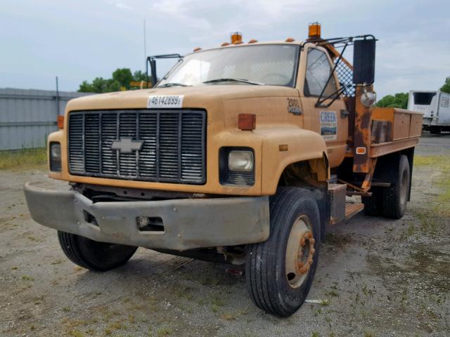 1GBM7H1J9TJ102791 - 1996 CHEVROLET KODIAK C7H ORANGE photo 2