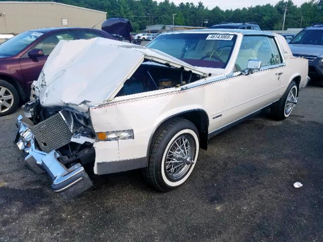 1G6AL5796BE607400 - 1981 CADILLAC ELDORADO WHITE photo 2