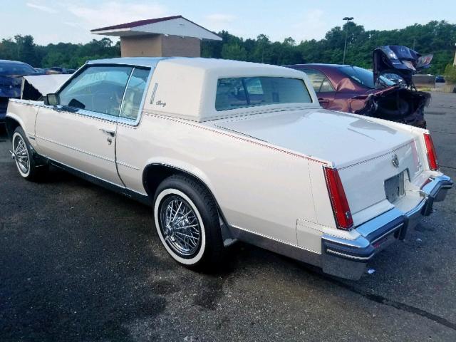 1G6AL5796BE607400 - 1981 CADILLAC ELDORADO WHITE photo 3