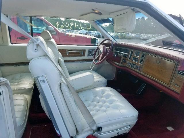 1G6AL5796BE607400 - 1981 CADILLAC ELDORADO WHITE photo 5