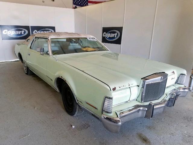 3Y89A828510 - 1973 LINCOLN CONTINENTA TURQUOISE photo 1