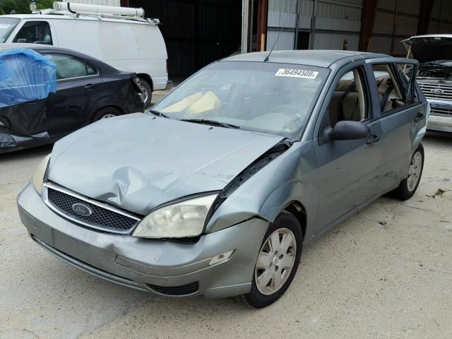 1FAFP34N96W147278 - 2006 FORD FOCUS ZX4 GREEN photo 2