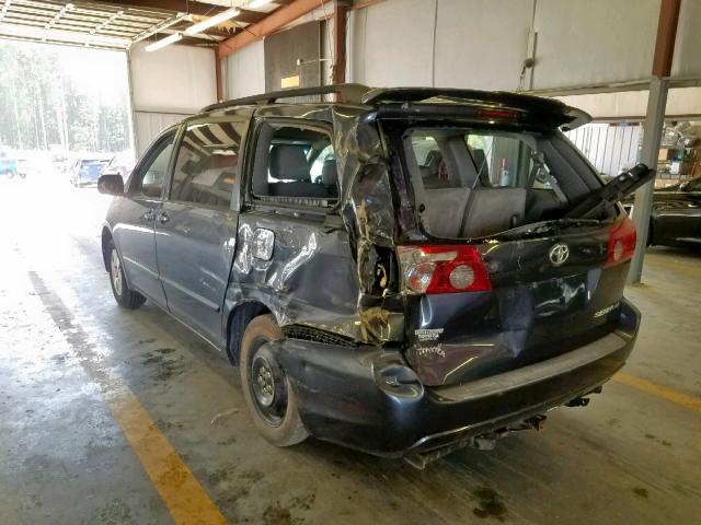 5TDZA23C36S484564 - 2006 TOYOTA SIENNA BLUE photo 3