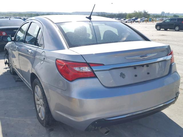 1C3CCBCG0DN539904 - 2013 CHRYSLER 200 LIMITE CHARCOAL photo 3