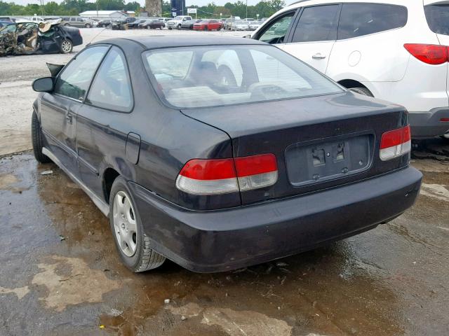 1HGEJ6120VL047784 - 1997 HONDA CIVIC DX BLACK photo 3