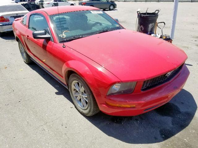 1ZVHT80N085132451 - 2008 FORD MUSTANG RED photo 1