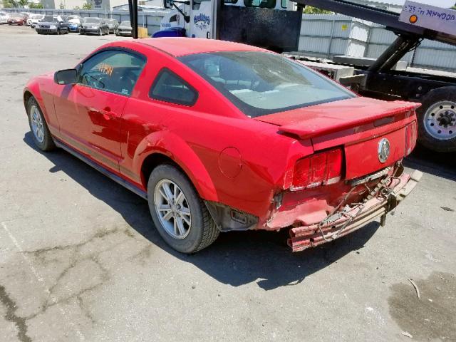 1ZVHT80N085132451 - 2008 FORD MUSTANG RED photo 3