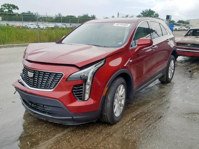 1GYAZAR40KF163294 - 2019 CADILLAC XT4 LUXURY RED photo 2