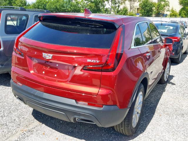 1GYAZAR40KF163294 - 2019 CADILLAC XT4 LUXURY RED photo 4