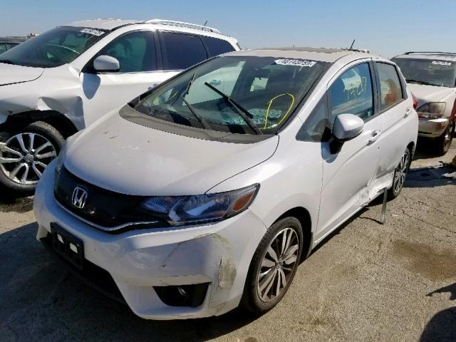 JHMGK5H7XGX017248 - 2016 HONDA FIT EX WHITE photo 2