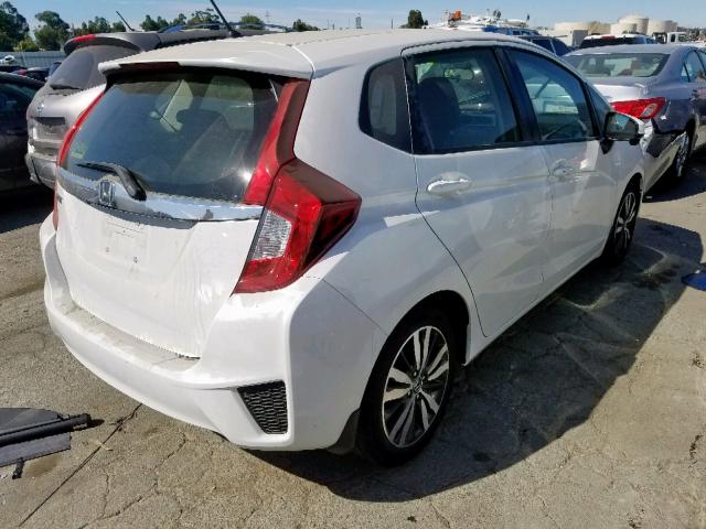 JHMGK5H7XGX017248 - 2016 HONDA FIT EX WHITE photo 4