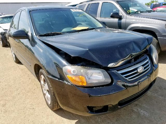 KNAFE221695630809 - 2009 KIA SPECTRA EX BLACK photo 1