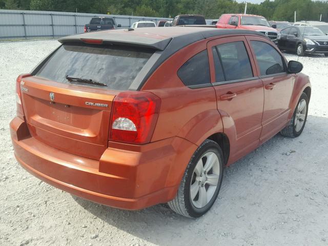 1B3CB3HA6AD541927 - 2010 DODGE CALIBER MA ORANGE photo 4