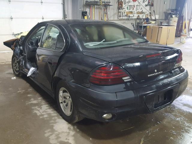 1G2NF52E84M576304 - 2004 PONTIAC GRAND AM S BLACK photo 3