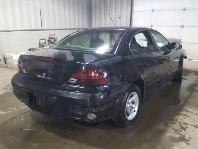 1G2NF52E84M576304 - 2004 PONTIAC GRAND AM S BLACK photo 4