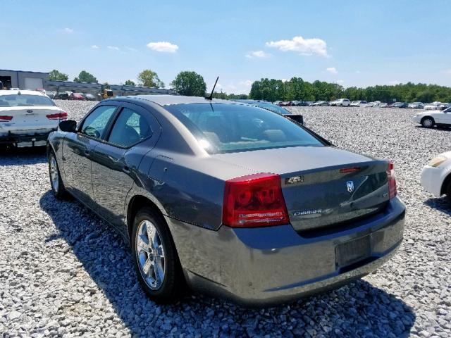 2B3KA33G98H288805 - 2008 DODGE CHARGER SX GRAY photo 3