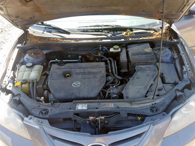 JM1BK324471644383 - 2007 MAZDA 3 S GRAY photo 7