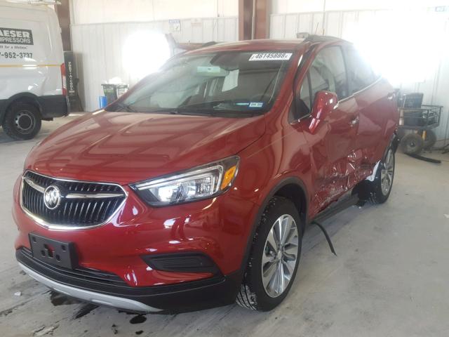 KL4CJASBXJB628713 - 2018 BUICK ENCORE PRE RED photo 2