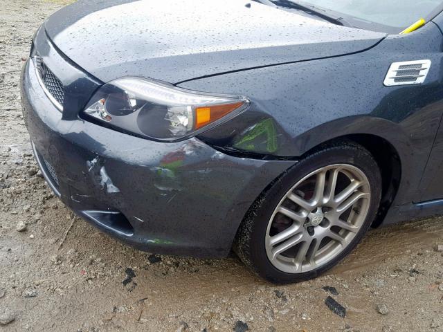 JTKDE177270191385 - 2007 TOYOTA SCION TC გრაფიტი ფოტო 9