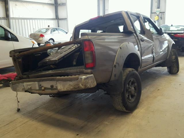 1N6ED27T93C412312 - 2003 NISSAN FRONTIER C GRAY photo 4