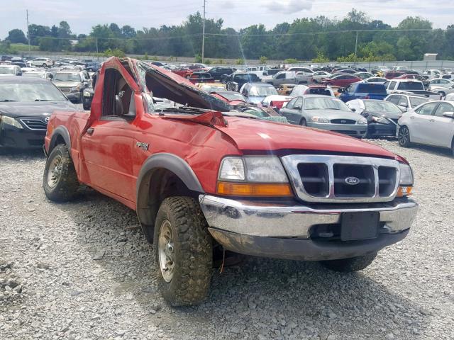 1FTZR15V8XTA75867 - 1999 FORD RANGER SUP RED photo 1