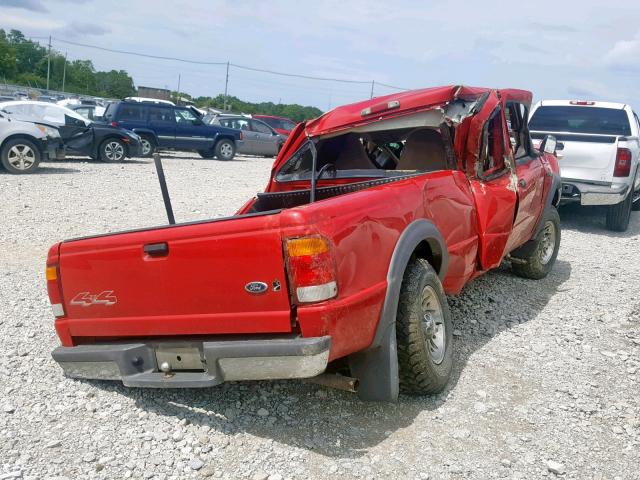 1FTZR15V8XTA75867 - 1999 FORD RANGER SUP RED photo 4