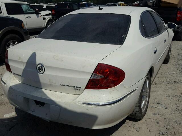 2G4WC582391146653 - 2009 BUICK LACROSSE C WHITE photo 4