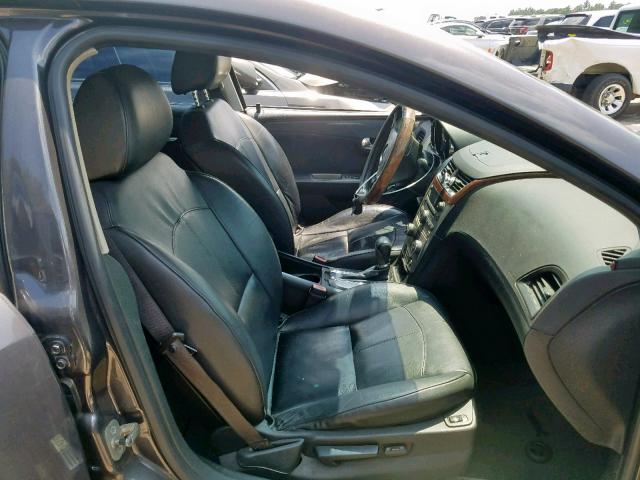 1G1ZE5E79A4149845 - 2010 CHEVROLET MALIBU LTZ ნაცრისფერი ფოტო 5