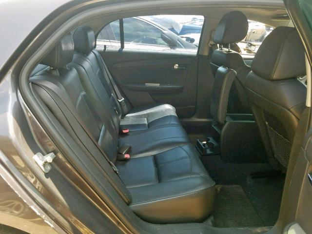 1G1ZE5E79A4149845 - 2010 CHEVROLET MALIBU LTZ ნაცრისფერი ფოტო 6