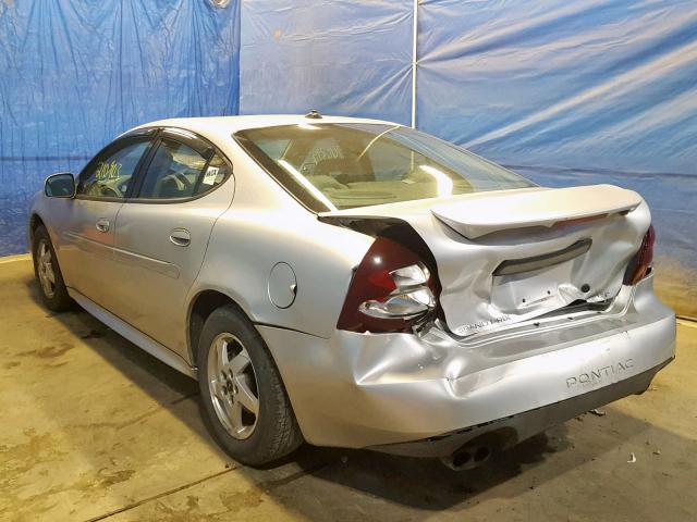 2G2WS522441110287 - 2004 PONTIAC GRAND PRIX SILVER photo 3