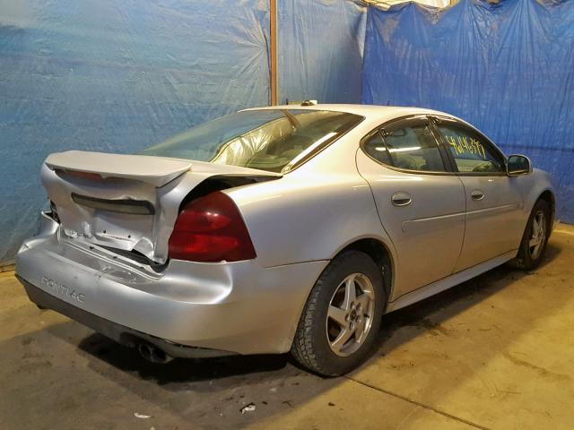 2G2WS522441110287 - 2004 PONTIAC GRAND PRIX SILVER photo 4