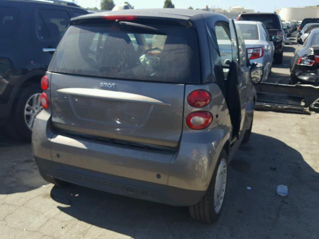 WMEEJ3BA6DK702314 - 2013 SMART FORTWO PUR GRAY photo 4