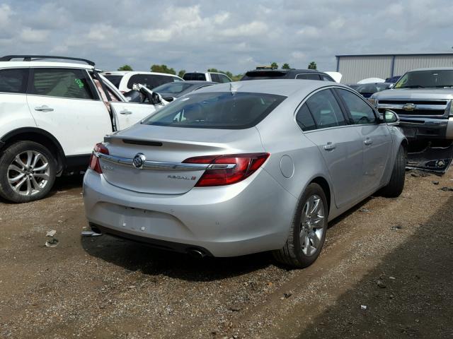 2G4GR5GXXH9118817 - 2017 BUICK REGAL PREM SILVER photo 4