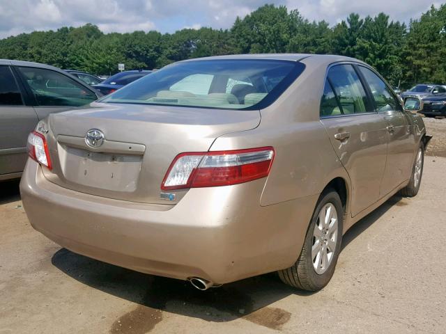 4T1BB46K99U086266 - 2009 TOYOTA CAMRY HYBR GOLD photo 4