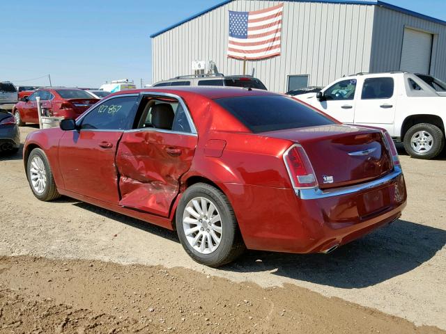 2C3CCAAG1DH589488 - 2013 CHRYSLER 300 RED photo 3