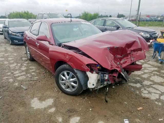 2G4WD562451202853 - 2005 BUICK LACROSSE C RED photo 1