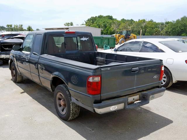 1FTYR44U44TA00052 - 2004 FORD RANGER SUP GREEN photo 3