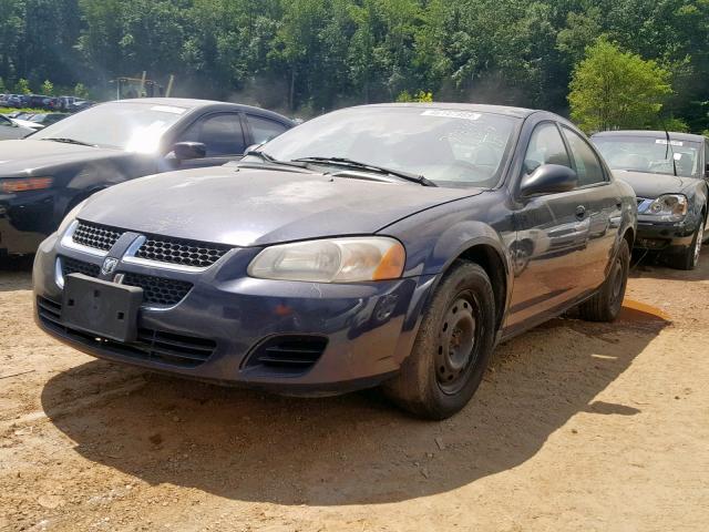 1B3EL36T74N334424 - 2004 DODGE STRATUS SE BLUE photo 2