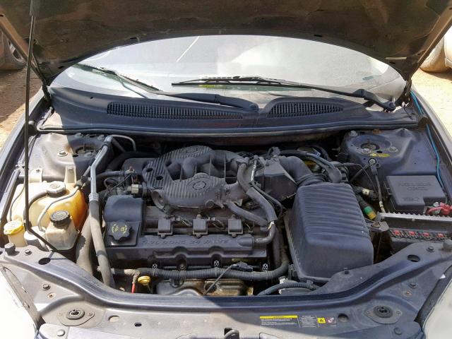 1B3EL36T74N334424 - 2004 DODGE STRATUS SE BLUE photo 7